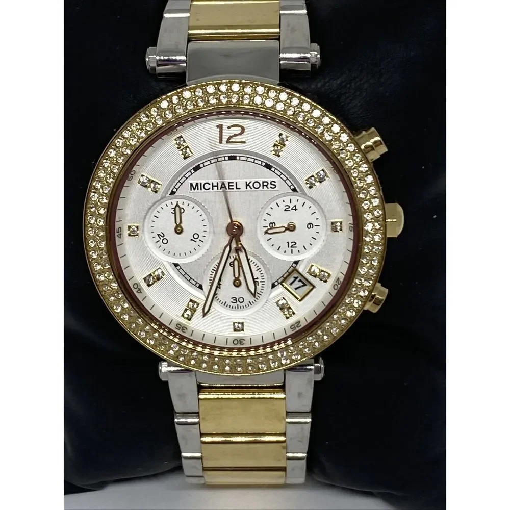 Michael Kors Parker MK5626 Womens Stainless Steel Analog Silver Dial Watch MP850
